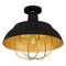 Quoizel Darmody 1-Light Matte Black Semi-Flush Mount QFL5357MBK - alternate 5